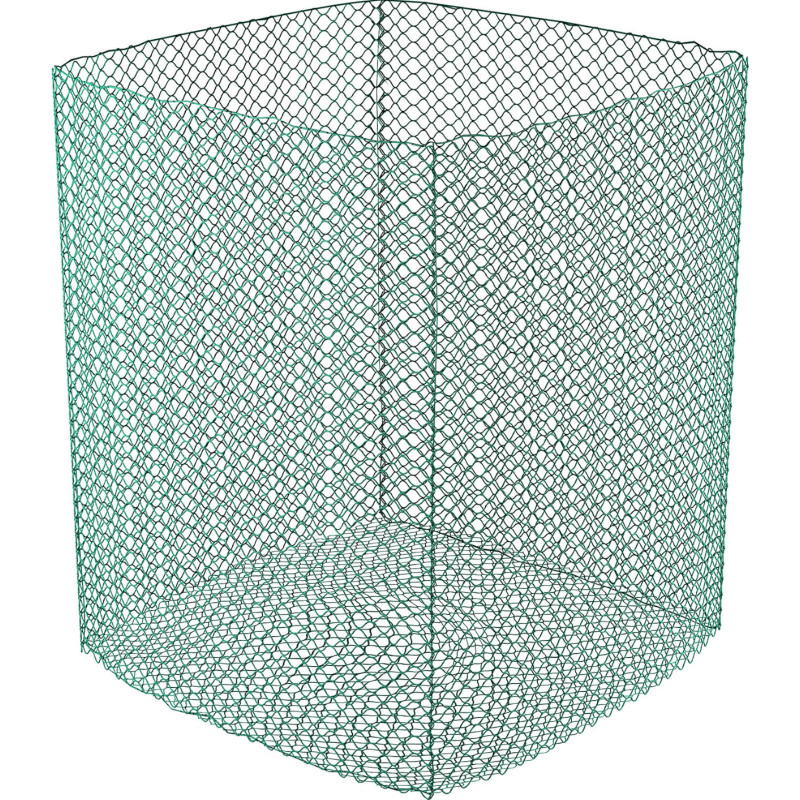 Šieno tinklelis šėrimui arkliams, tinklelis 45 x 45 mm 1,4 x 1,4 x 1,6 m