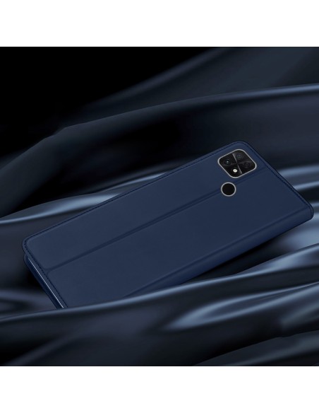 Dux Ducis Skin Pro dėklas Xiaomi Poco C40 su atvartu kortelės piniginės stovas auksinis Dux Ducis Skin Pro dėklas Xiaomi Poco C40 su atvartu kortelės piniginės stovas auksinis