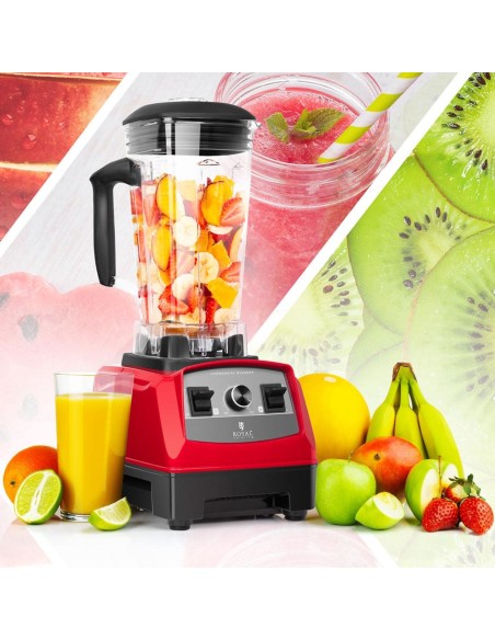 Blenderio puodelio maišytuvas su dangteliu 32000 aps./min 1500 W - raudonas Blenderio puodelio maišytuvas su dangteliu 32000 aps./min 1500 W - raudonas
