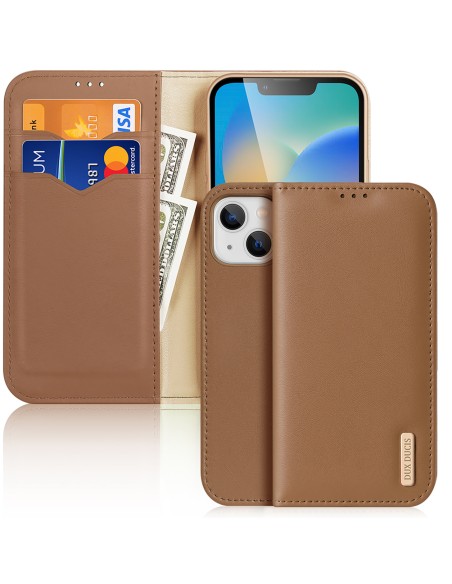 Dux Ducis Hivo odinis atverčiamas dėklas Natūralios odinės dangtelio piniginė kortelėms ir asmens dokumentams iPhone 14 ... Dux Ducis Hivo odinis atverčiamas dėklas Natūralios odinės dangtelio piniginė kortelėms ir asmens dokumentams iPhone 14 ...
