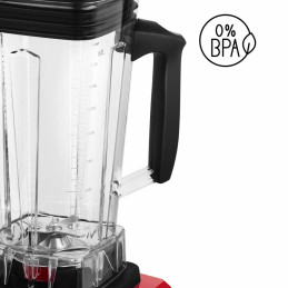 Blenderio puodelio maišytuvas su dangteliu 32000 aps./min 1500 W - raudonas