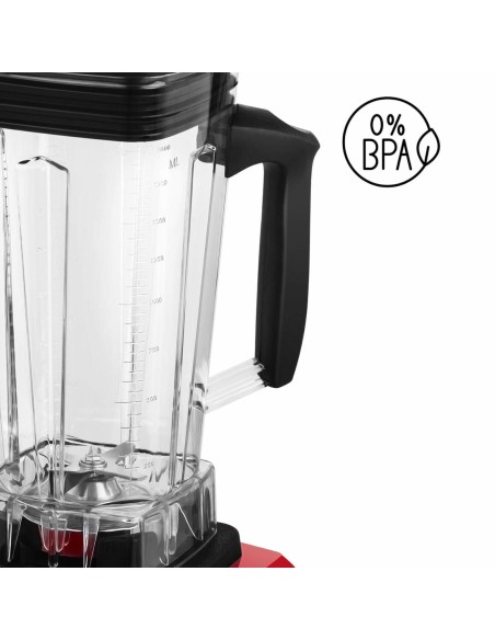 Blenderio puodelio maišytuvas su dangteliu 32000 aps./min 1500 W - raudonas Blenderio puodelio maišytuvas su dangteliu 32000 aps./min 1500 W - raudonas