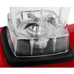 Blenderio puodelio maišytuvas su dangteliu 32000 aps./min 1500 W - raudonas