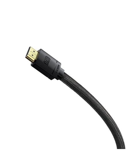 HDMI 2.1 kabelis 8K 60Hz eARC QMS Dynamic HDR VRR ALLM 3m juodas HDMI 2.1 kabelis 8K 60Hz eARC QMS Dynamic HDR VRR ALLM 3m juodas
