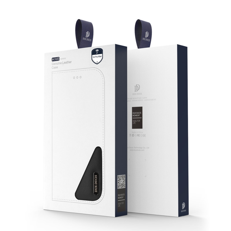 Dux Ducis Hivo odinis atverčiamas dėklas Natūralios odinės dangtelio piniginė kortelėms ir asmens dokumentams iPhone 14 ...