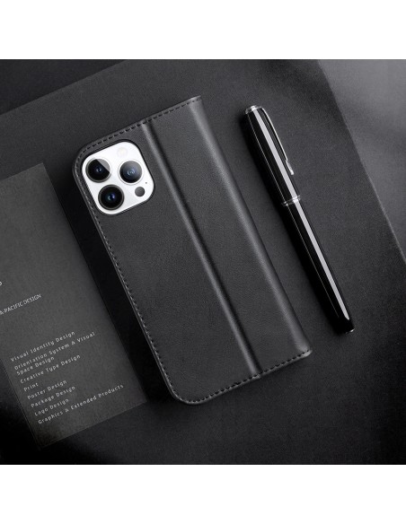 Dux Ducis Hivo odinis atverčiamas dėklas Natūralios odinės dangtelio piniginė kortelėms ir asmens dokumentams iPhone 14 ...