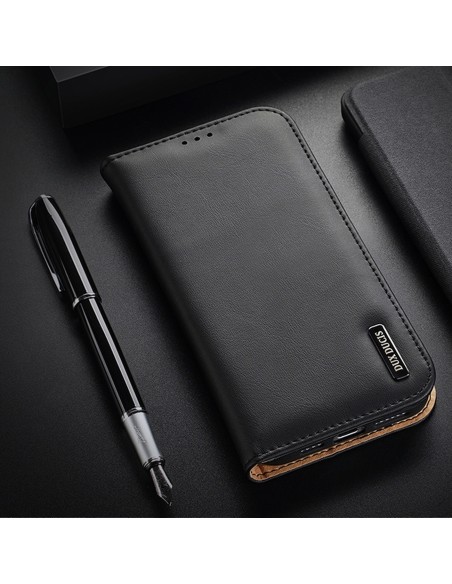 Dux Ducis Hivo odinis atverčiamas dėklas Natūralios odinės dangtelio piniginė kortelėms ir asmens dokumentams iPhone 14 ...