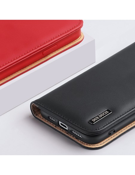 Dux Ducis Hivo odinis atverčiamas dėklas Natūralios odinės dangtelio piniginė kortelėms ir asmens dokumentams iPhone 14 ...