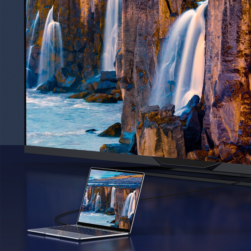 HDMI 2.1 kabelis 8K 60Hz eARC QMS Dynamic HDR VRR ALLM 3m juodas