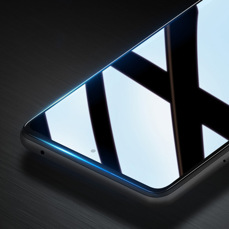 Dux Ducis 9D grūdintas stiklas Xiaomi Poco C40 9H grūdintas stiklas su juodu rėmeliu