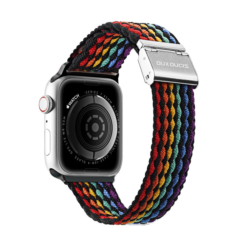 Dux Ducis dirželis (Mixture II versija) Apple Watch SE apyrankė, 9, 8, 7, 6, 5, 4, 3, 2, 1 (41, 40, 38 mm) pynimo juosta...