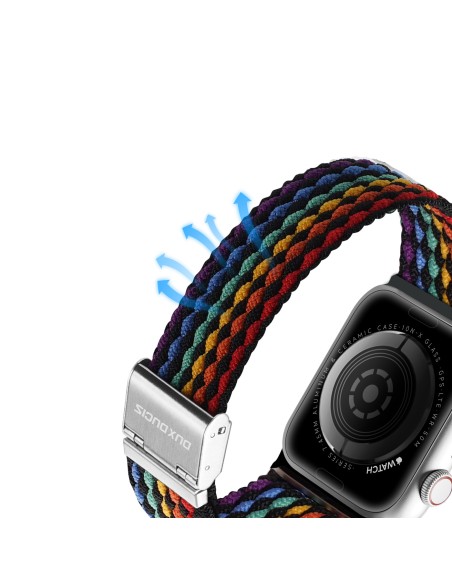 Dux Ducis dirželis (Mixture II versija) Apple Watch SE apyrankė, 9, 8, 7, 6, 5, 4, 3, 2, 1 (41, 40, 38 mm) pynimo juosta... Dux Ducis dirželis (Mixture II versija) Apple Watch SE apyrankė, 9, 8, 7, 6, 5, 4, 3, 2, 1 (41, 40, 38 mm) pynimo juosta...