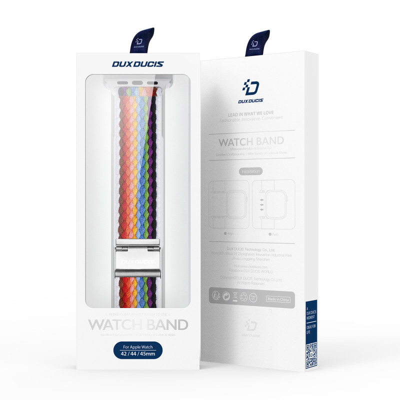 Dux Ducis dirželis (Mixture II Version) Apple Watch SE dirželis, 9, 8, 7, 6, 5, 4, 3, 2, 1 (41, 40, 38 mm) pintas diržel...