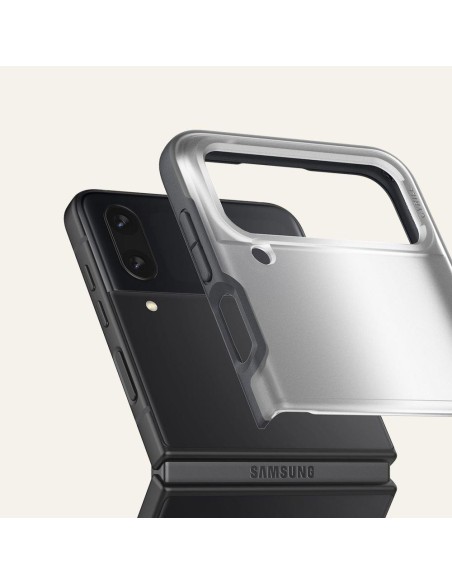 Spigen Cyrill Color Brick dėklas, skirtas Samsung Galaxy Z Flip 4 - matinė pilka