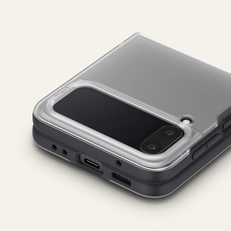 Spigen Cyrill Color Brick dėklas, skirtas Samsung Galaxy Z Flip 4 - matinė pilka