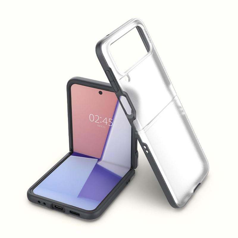 Spigen Cyrill Color Brick dėklas, skirtas Samsung Galaxy Z Flip 4 - matinė pilka