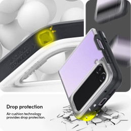 Spigen Cyrill Color Brick dėklas, skirtas Samsung Galaxy Z Flip 4 - matinė pilka