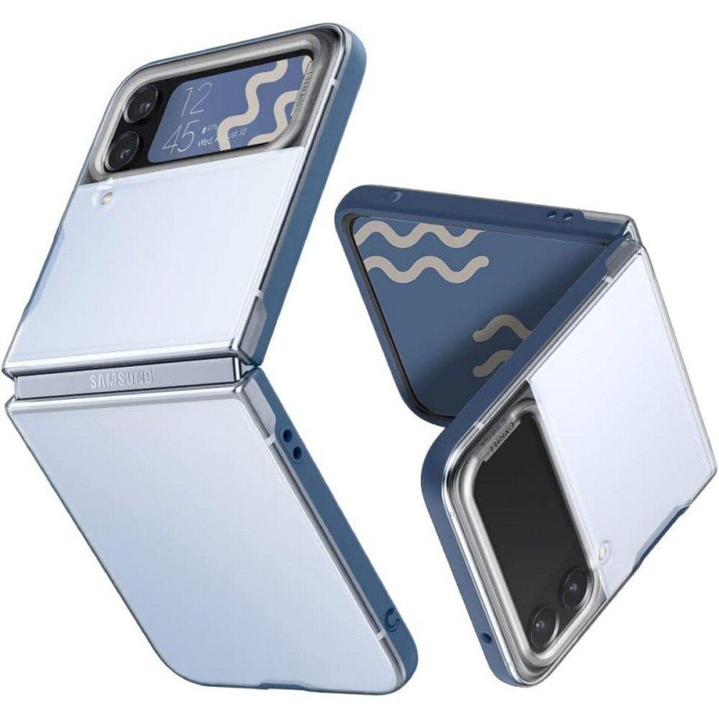 Spigen Cyrill Color Brick dėklas, skirtas Samsung Galaxy Z Flip 4 - matinė tamsiai mėlyna Spigen Cyrill Color Brick dėklas, skirtas Samsung Galaxy Z Flip 4 - matinė tamsiai mėlyna