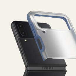 Spigen Cyrill Color Brick dėklas, skirtas Samsung Galaxy Z Flip 4 - matinė tamsiai mėlyna