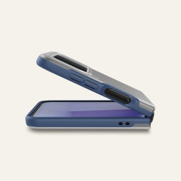 Spigen Cyrill Color Brick dėklas, skirtas Samsung Galaxy Z Flip 4 - matinė tamsiai mėlyna