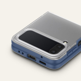 Spigen Cyrill Color Brick dėklas, skirtas Samsung Galaxy Z Flip 4 - matinė tamsiai mėlyna