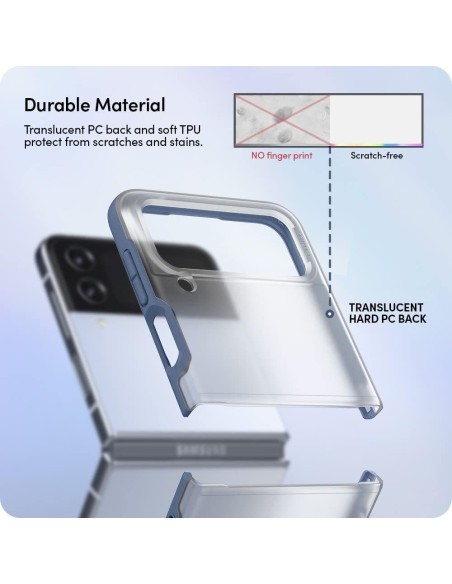 Spigen Cyrill Color Brick dėklas, skirtas Samsung Galaxy Z Flip 4 - matinė tamsiai mėlyna Spigen Cyrill Color Brick dėklas, skirtas Samsung Galaxy Z Flip 4 - matinė tamsiai mėlyna
