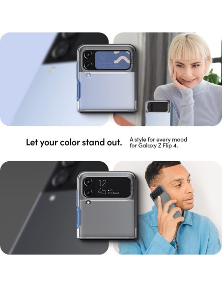 Spigen Cyrill Color Brick dėklas, skirtas Samsung Galaxy Z Flip 4 - matinė tamsiai mėlyna Spigen Cyrill Color Brick dėklas, skirtas Samsung Galaxy Z Flip 4 - matinė tamsiai mėlyna