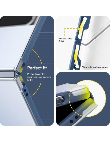 Spigen Cyrill Color Brick dėklas, skirtas Samsung Galaxy Z Flip 4 - matinė tamsiai mėlyna Spigen Cyrill Color Brick dėklas, skirtas Samsung Galaxy Z Flip 4 - matinė tamsiai mėlyna