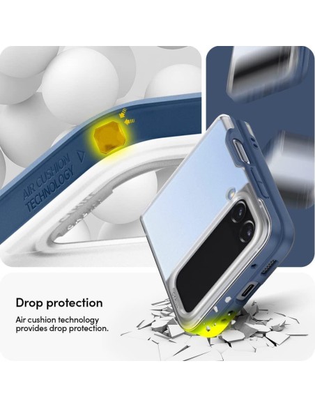 Spigen Cyrill Color Brick dėklas, skirtas Samsung Galaxy Z Flip 4 - matinė tamsiai mėlyna Spigen Cyrill Color Brick dėklas, skirtas Samsung Galaxy Z Flip 4 - matinė tamsiai mėlyna