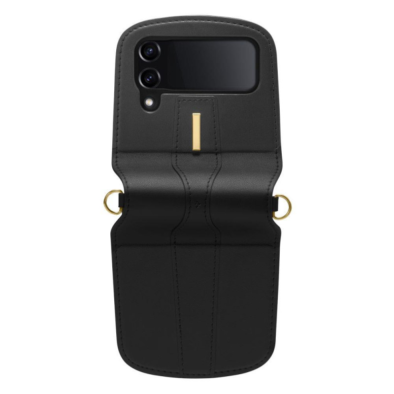 Spigen Linear Calin dėklas, skirtas Samsung Galaxy Z Flip 4 - juodas