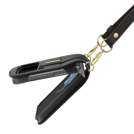 Spigen Linear Calin dėklas, skirtas Samsung Galaxy Z Flip 4 - juodas Spigen Linear Calin dėklas, skirtas Samsung Galaxy Z Flip 4 - juodas