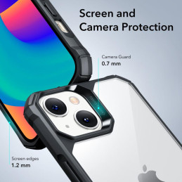 ESR Air Armor dėklas iPhone 14 Plus - skaidrus ir juodas