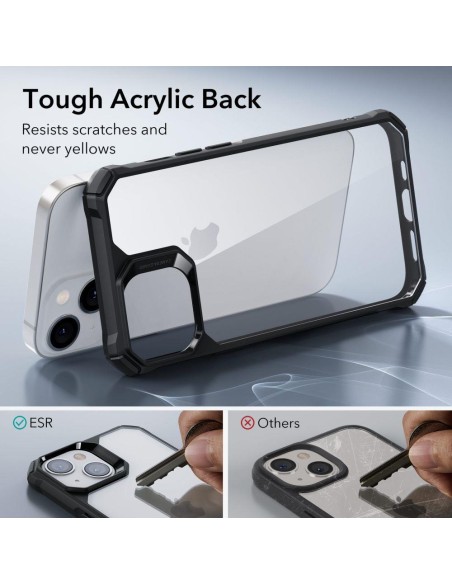 ESR Air Armor dėklas iPhone 14 Plus - skaidrus ir juodas ESR Air Armor dėklas iPhone 14 Plus - skaidrus ir juodas