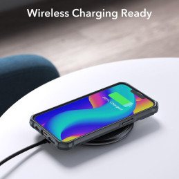 ESR Air Armor dėklas iPhone 14 Plus - skaidrus ir juodas