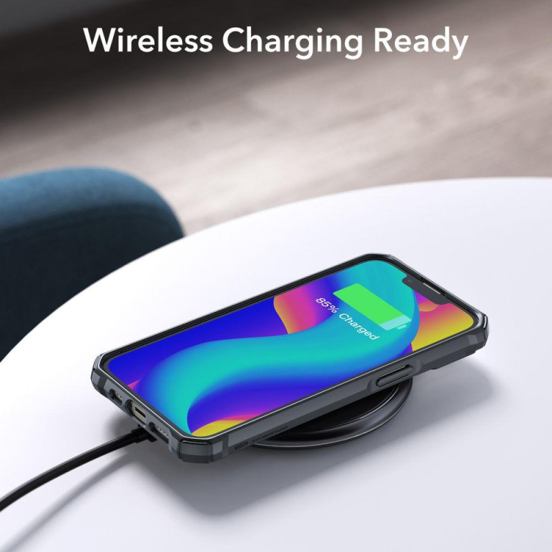 ESR Air Armor dėklas iPhone 14 Plus - skaidrus ir juodas
