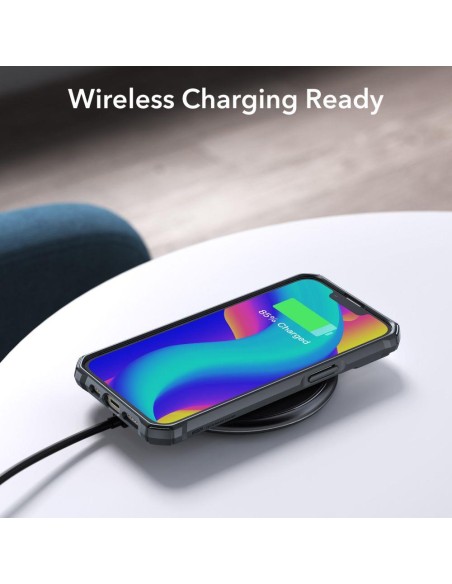 ESR Air Armor dėklas iPhone 14 Plus - skaidrus ir juodas ESR Air Armor dėklas iPhone 14 Plus - skaidrus ir juodas