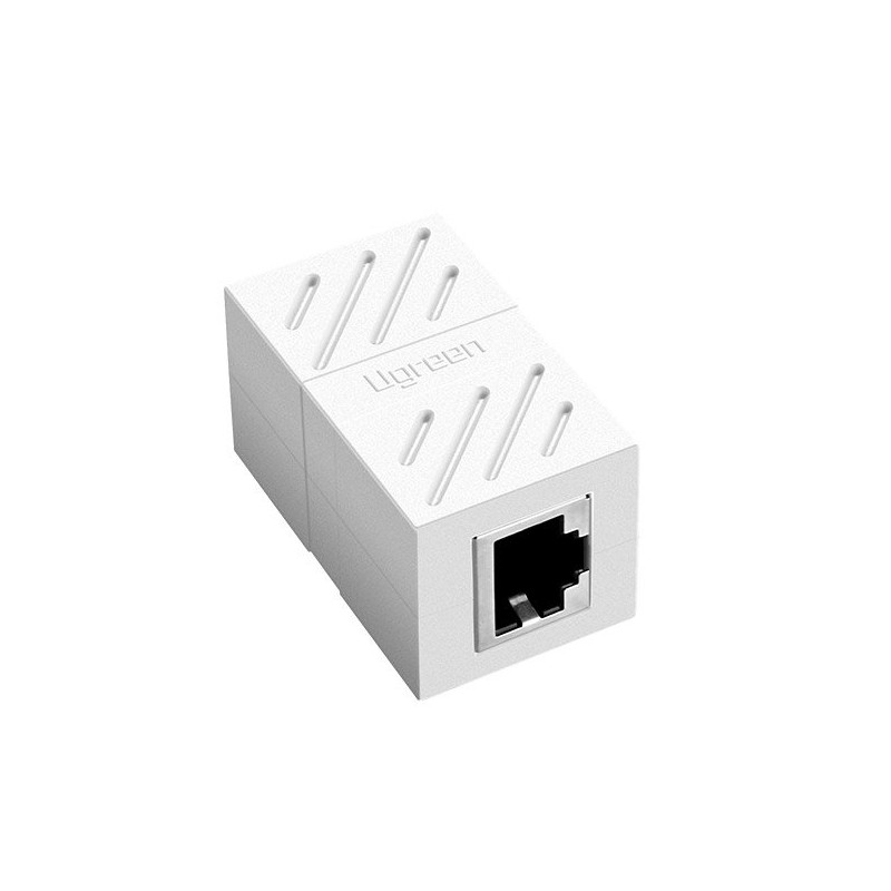RJ45 susukto tinklo kabelio jungtis balta