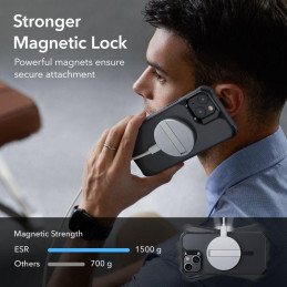 ESR AIR ARMOR HALOLOCK MAGSAFE IPHONE 13/ 14 MATĖ JUODAS