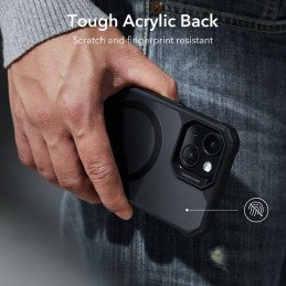 ESR AIR ARMOR HALOLOCK MAGSAFE IPHONE 13/ 14 MATĖ JUODAS