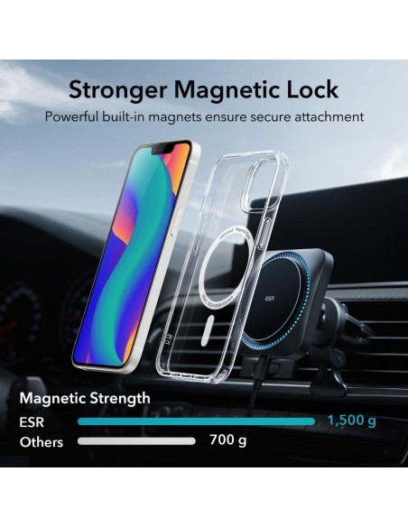 ESR Classic Hybrid Halolock dėklas su MagSafe iPhone 13 / iPhone 14 - skaidrus ESR Classic Hybrid Halolock dėklas su MagSafe iPhone 13 / iPhone 14 - skaidrus