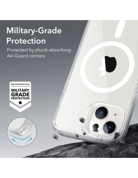 ESR Classic Hybrid Halolock dėklas su MagSafe iPhone 13 / iPhone 14 - skaidrus ESR Classic Hybrid Halolock dėklas su MagSafe iPhone 13 / iPhone 14 - skaidrus