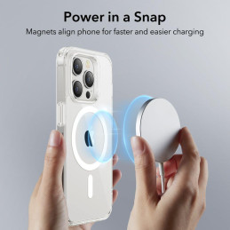 ESR Classic Hybrid Halolock dėklas su MagSafe iPhone 14 Pro - skaidrus