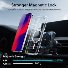 ESR Classic Hybrid Halolock dėklas su MagSafe iPhone 14 Pro - skaidrus