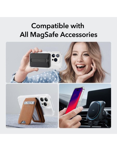 ESR Classic Hybrid Halolock dėklas su MagSafe iPhone 14 Pro - skaidrus ESR Classic Hybrid Halolock dėklas su MagSafe iPhone 14 Pro - skaidrus