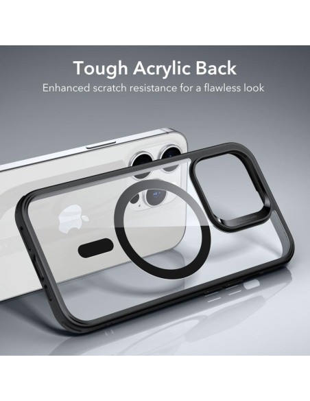 ESR Classic Hybrid Halolock Dėklas su MagSafe, skirtas iPhone 14 Pro – skaidrus ir juodas