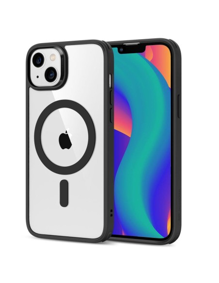 ESR Classic Hybrid Halolock Dėklas su MagSafe, skirtas iPhone 14 Plus – skaidrus ir juodas ESR Classic Hybrid Halolock Dėklas su MagSafe, skirtas iPhone 14 Plus – skaidrus ir juodas