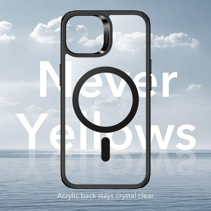 ESR Classic Hybrid Halolock Dėklas su MagSafe, skirtas iPhone 14 Plus – skaidrus ir juodas