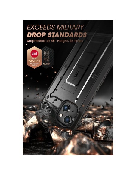 Supcase Unicorn Beetle Pro dėklas iPhone 13 / iPhone 14 - juodas