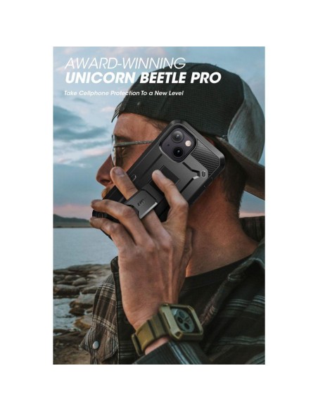 Supcase Unicorn Beetle Pro dėklas iPhone 13 / iPhone 14 - juodas
