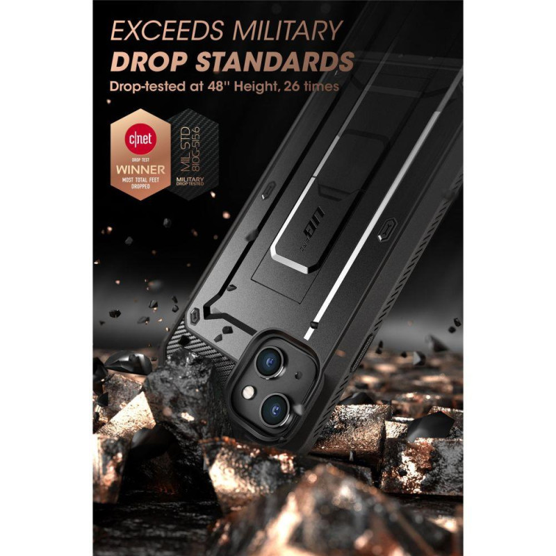Unicorn Beetle Pro Supcase dėklas iPhone 14 Plus - juodas